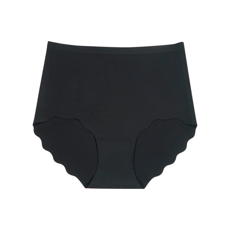 Seamless High Waist Ice Silk Tummy Control Yoga Briefs for Women