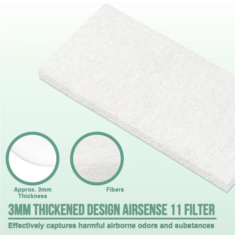 

A72U 30 Packs Airsense 11 Filters - 3Mm Thickened Design For Resmed Airsense 11 Machine белый