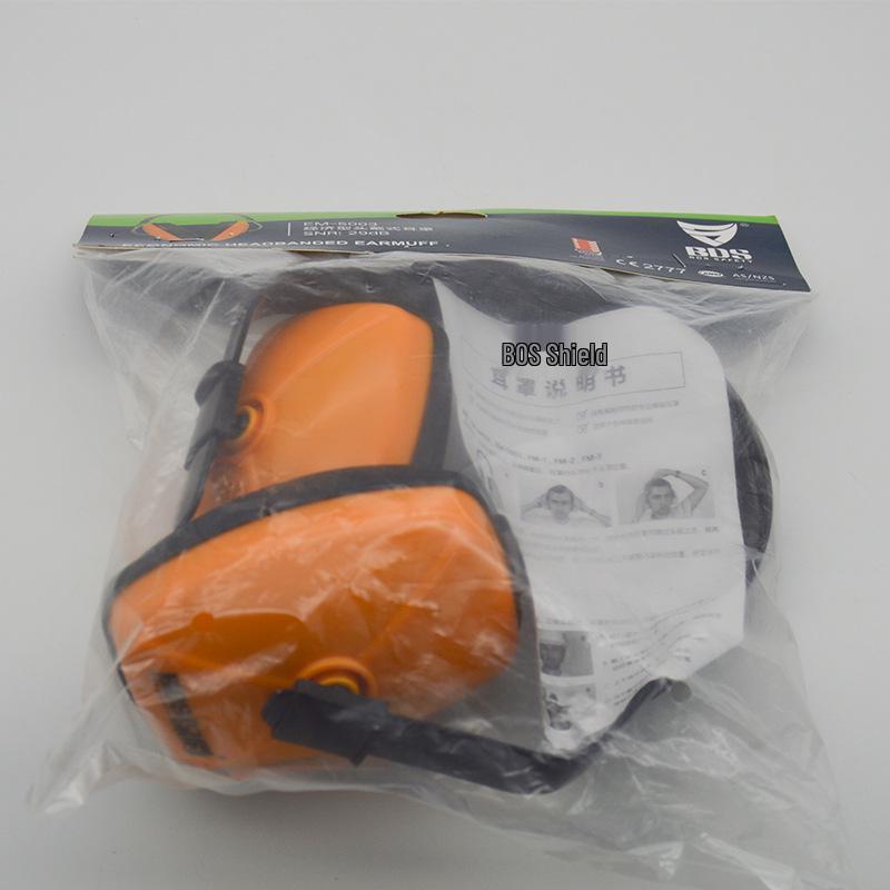 BaoDun EM5003 Soundproof Noise-Canceling Sleep & Study Headband, 29dB Protection with Retractable Earmuffs.