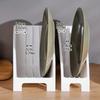 1pc Dish Storage Rack, Kitchen Dish Drain Rack, Plate Storage And Finishing Rack, Tableware Dinner Plate Rack