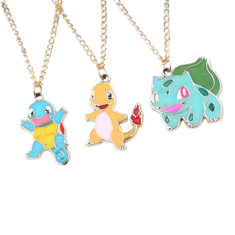 Anime Cartoon Pokemon Necklace ewelry Pendants Elf Pendant Cosplay Anime Accessories Toys Birthday Gift