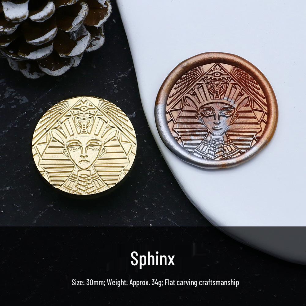 Western Fantasy Series Wax Seal Stamp - Ancient Greek Mythology Copper Head