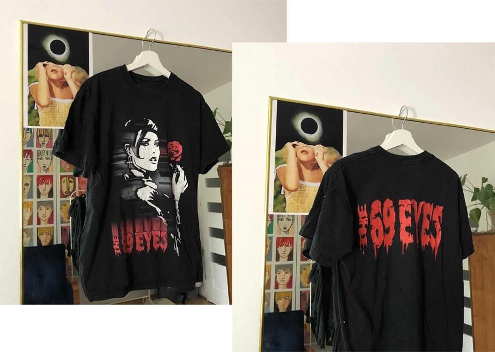 2 Sides The 69 Eyes Black Cotton All size S5XL Unisex T shirt Unisex T-Shirt XL