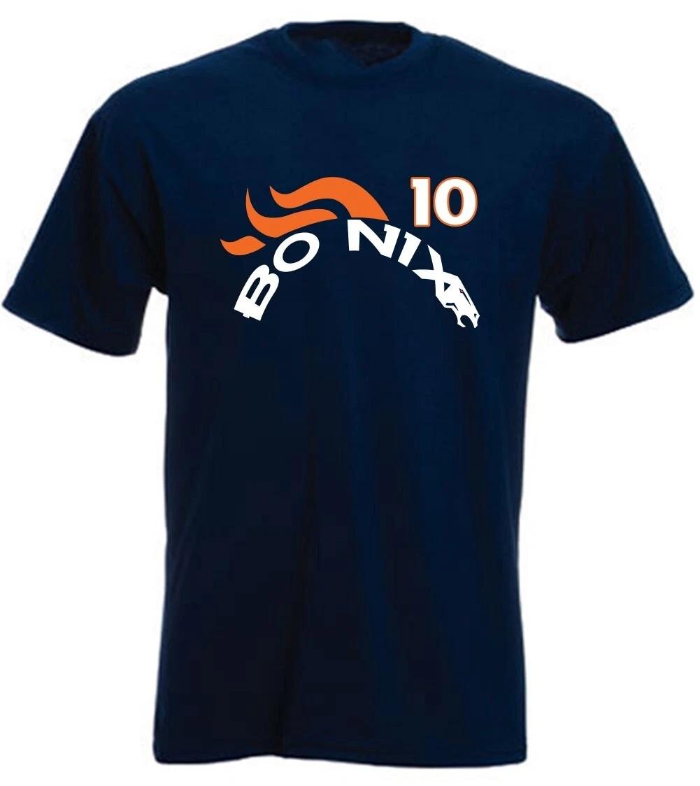 Bo Nix Old School Logo Jersey Shirt T-Shirt M