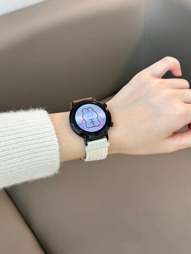 Řemínek pro Samsung Galaxy Watch 7 FE 5 Pro 4 6 classic 44mm 40mm Kožený pletený sportovní náramek correa Galaxy Watch 7 Řemínek