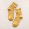 20 Spring And Summer Thin Cass Socks, Women'S Japanese Vertical Striped Glass Silk Medium Tube Socks, Fashionable Color Matching Women'S Socks