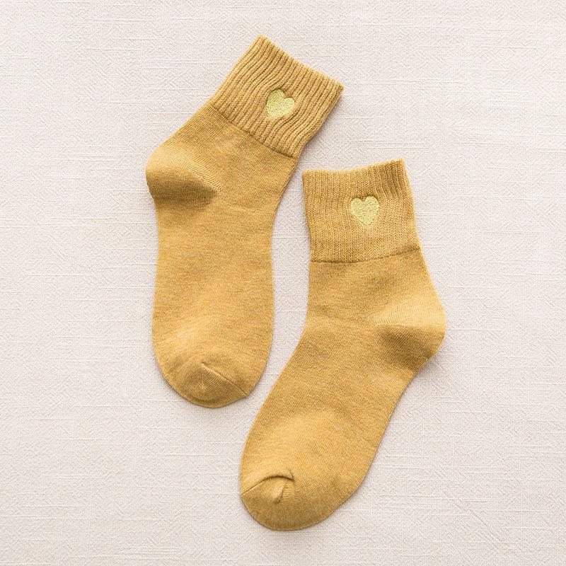 20 Spring And Summer Thin Cass Socks, Women'S Japanese Vertical Striped Glass Silk Medium Tube Socks, Fashionable Color Matching Women'S Socks