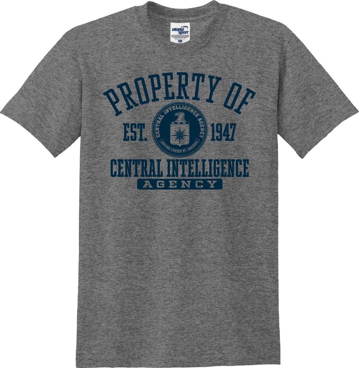 Property of CIA Central Intelligence Agency Est. 1947 Unisex T shirt (S-5X) L