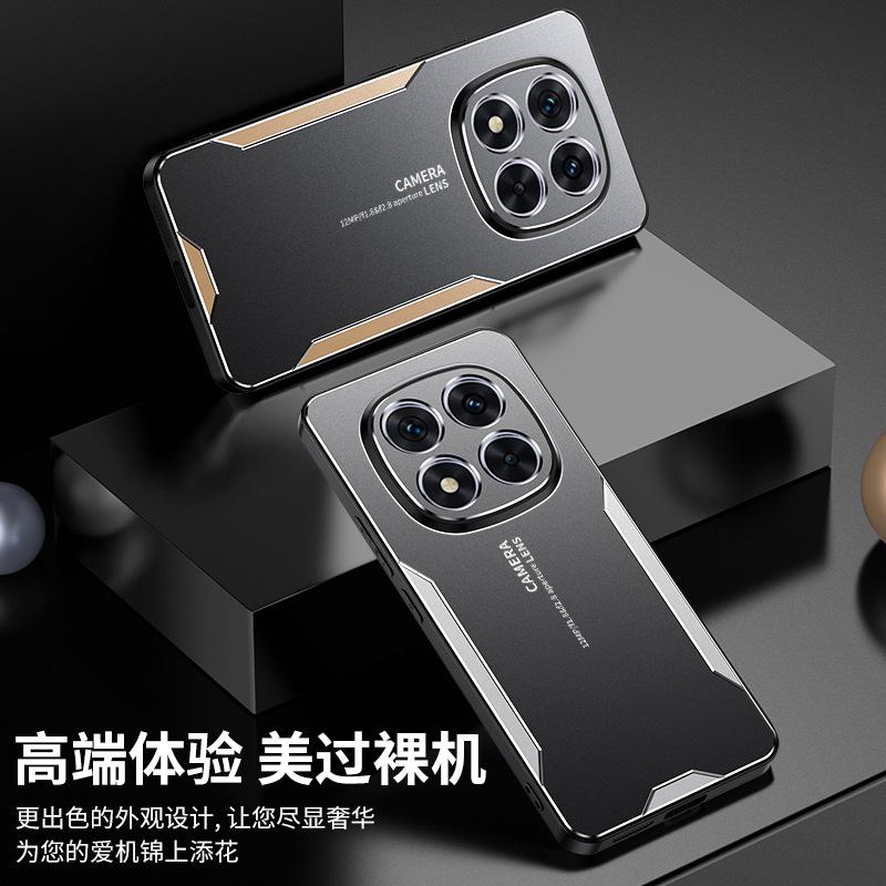 Luxury Metal Frosted Camera Lens protection Hard Back Case for Xiaomi Redmi Note 15 / Note 15 14 Pro+ / Pro Soft Bumper Cover