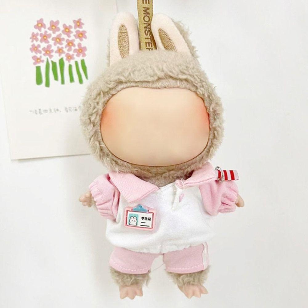 

Одяг Лабубу ручної роботи Лабубу Час відпочити Наповнений светр Лялька Спідниця Для ляльки Лабубу 17 см Type E