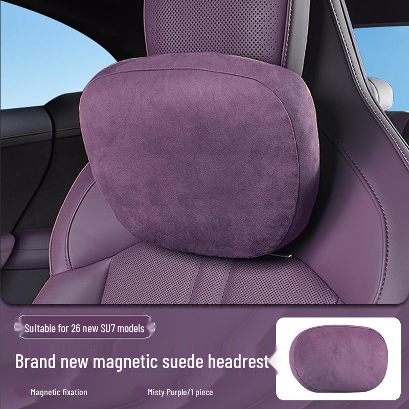 Xiaomi SU7 Magnetic Headrest & Neck Support Pillow: All-Season Comfort for Car Seats