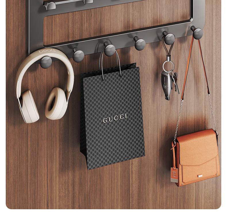 Over-the-Door Hook & Coat Hanger: No-Punch Wall-Mounted Storage Rack