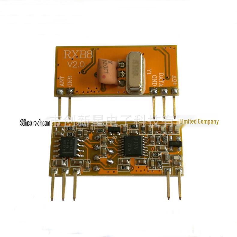 RXB8 High-Sensitivity Wireless Garage Door Receiver Module (315/433/390/418 MHz)