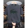 2026 Summer Unisexs Casual Loose Pattern Printed Sports Comfortable Round Neck Short Sleeved Tshirt Top