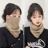 3 in 1 Women Winter Scarf with Ear Muffs and Neck Warmer Thick Windproof Face Cover Soft Warm Christmas Gift for Cold Weather