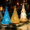 Christmas Tree Night Light Glow In The Dark Crystal Christmas Tree Lamp Christmas Desktop Ornaments Xmas Navidad Decoration