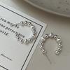 925 Sterling Silver Vintage Earrings For Women Trendy Simple Mini Beads Earring Jewelry Prevent Allergy Party Accessories Gift