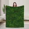 Gras Kampfmatte Wiesenland Grünfläche Decke Warm Weich Neuheit Plüsch Überwurfdecke für Sofa Flanell Tagesdecke Bettbezug
