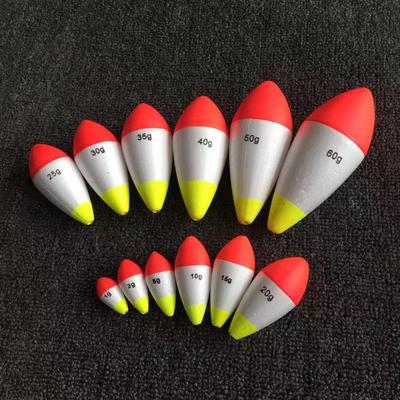 Hard Foam Buoyancy Fishing Accessory 1g-60g Floating Buoy Fishing Float Fishing Bobber Floats Stick