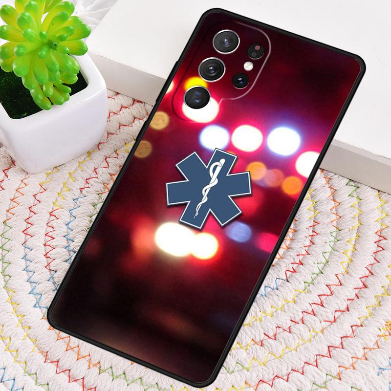 EMT EMS Medical Rescue soft Phone Case for Samsung Galaxy note 10 pro S26 Ultra S23 S24 FE S25 S21 S22 PLUS shockproof Cove