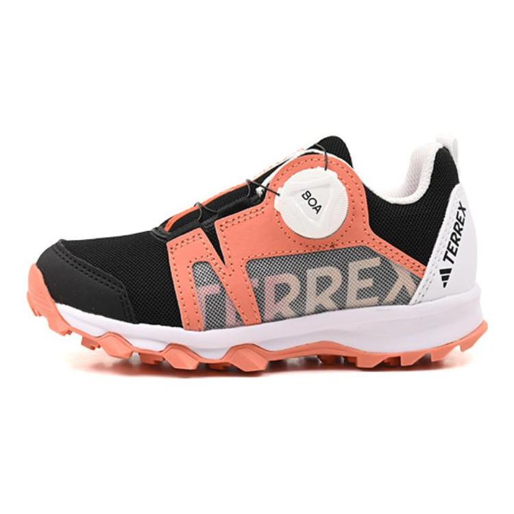 

Adidas Terrex Agravic Abrasion Resistant Low top Kids Running Shoes Black Orange Kids HQ3500 28