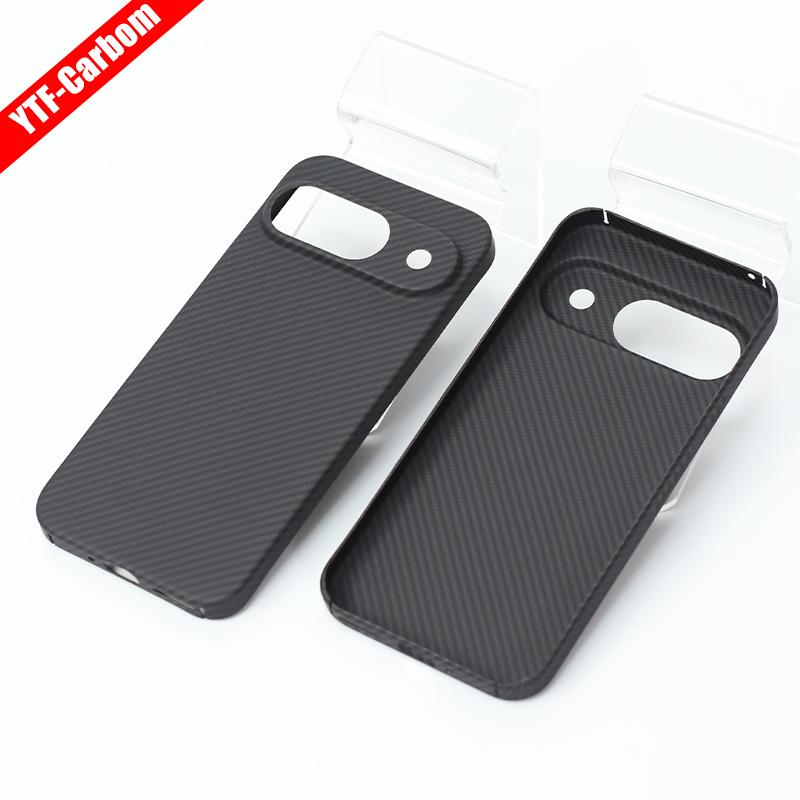 YTF-Carbon Carbon fiber case for Google Pixel 9 Pro XL Anti-fall Aramid Fiber case Design Pixel 9 cover Thin and light Magnetic