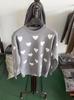 Women's Heart Shape Jacquard Knit Sweater - European & Korean Style, Loose Fit for Autumn/Winter