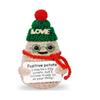Creative Wool Knitting Doll Handmade Plush Doll Toys New Desktop Ornament  for Gifts