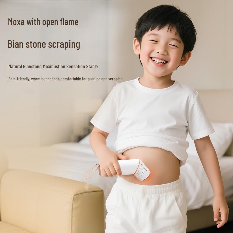 Ai Xiu Tang Bianstone Moxibustion Guasha Tool CN plug (adapter included)