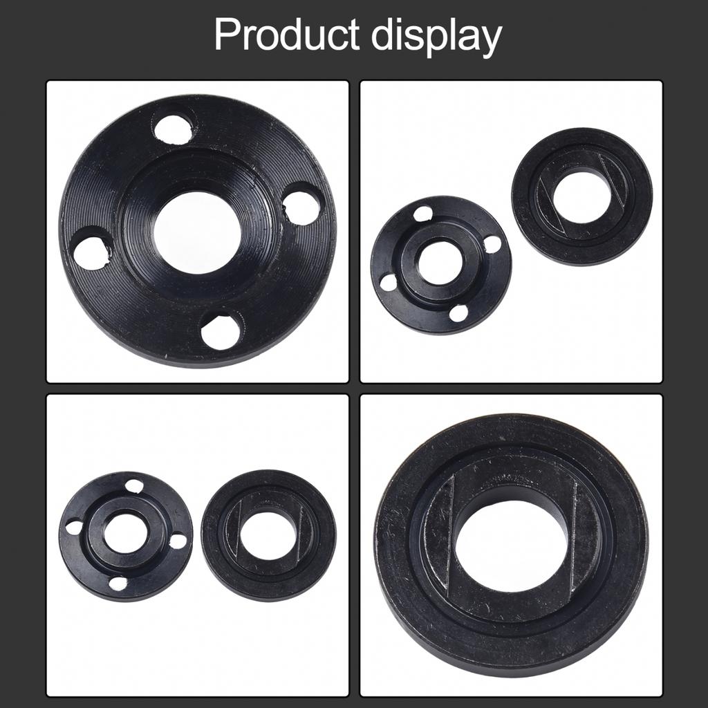 Replacement Angle Grinder Metal Pressur-Plate Inner Outer Flange Nut Set Tools