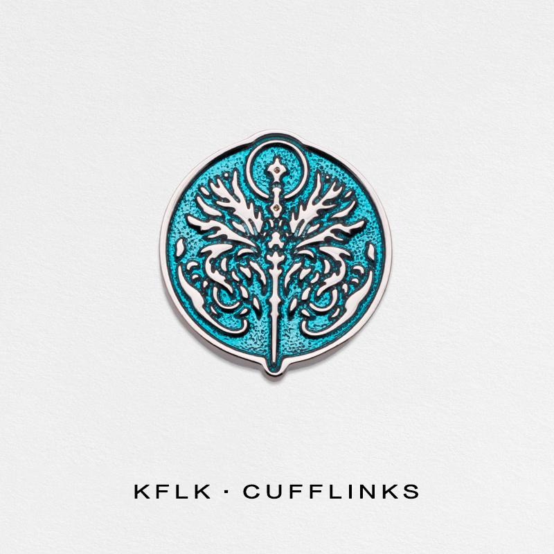 KFLK Fashion The Sword of the Angel Brooch Pins Exquisite Brand Brooches For Mens Costumes Badge Brooch New Arrival