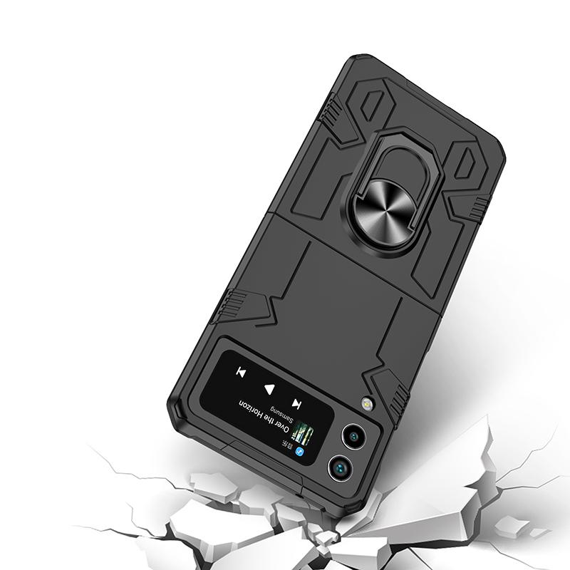 For Z Flip3 Flip4 Case Samsung Z Flip 1 2 Anti Impact Shockproof Armor Case Anti Scratch Anti -Fingerprints Hard Cover Case