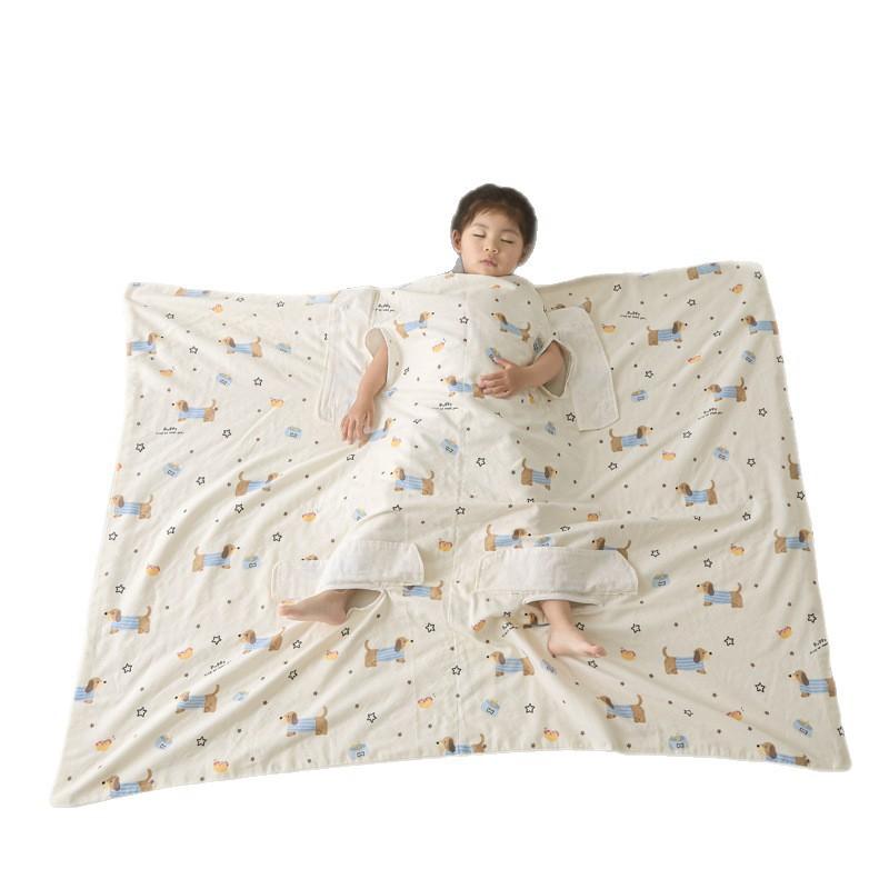 A Cotton Kids Sleep Sack Quilt Baby Toddler Wearable Blanket Washable