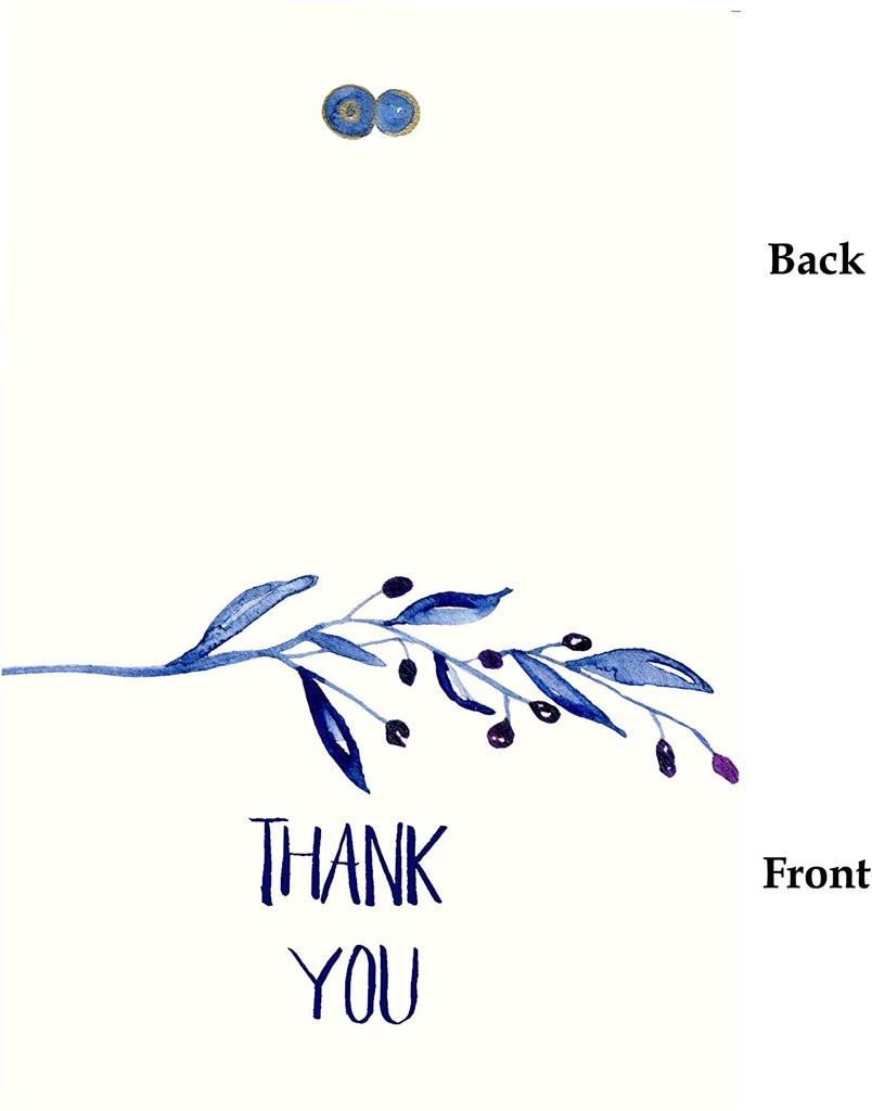 Darling Souvenir Wedding Thank You Card Greeting Cards With White Envelopes - 36