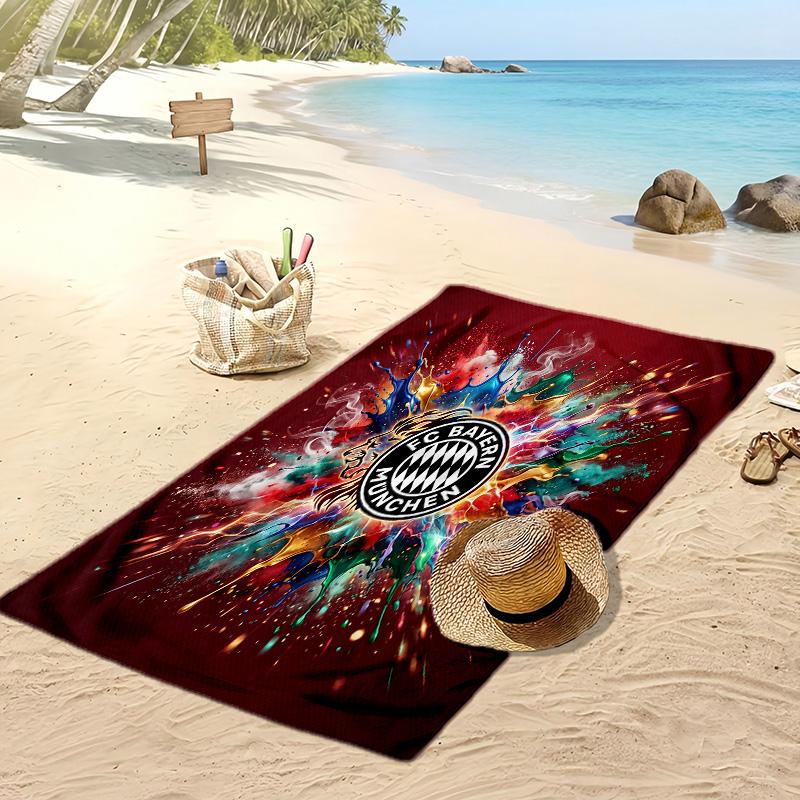 Bayern Munich Printed Beach Towel Quick Dry Soft TowelPortable Large Rectangular Beach Blanket for Travel Swimming Pool