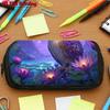1pc Owl-Themed Double Layer Flip Pencil Case & Storage Cover - Multi-Layer Zipper Closure Suitable For, Office, Travel, Pencils, Pens, Markers Holder,