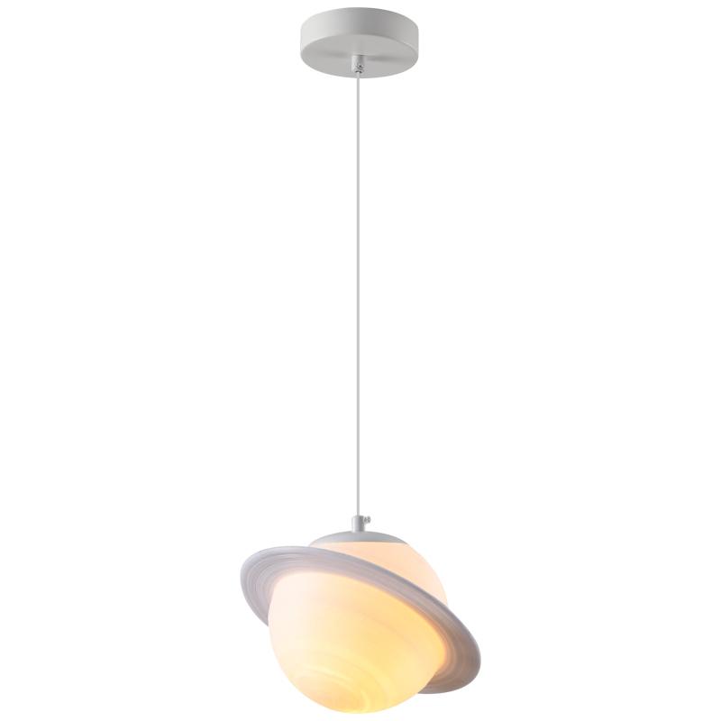 Nordic Planet Led Pendent Lamps For Kids Boy Girls Baby Children's Room Creative Chandeliers Round Decorative Interior Lighting