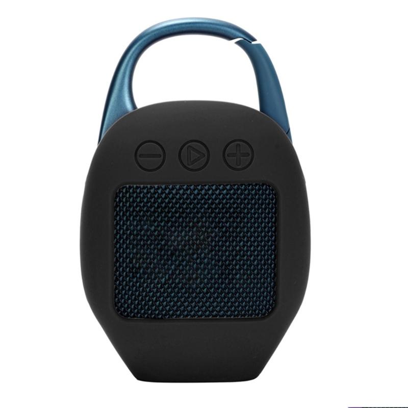 Durability Silicone Sleeve For CLIP5 Speakers Case, Easy Access To Controls And Charging Port Protective Case Holder