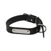 2025 New Hot SaleCarved Dog Collar ID Tag Anti-lost Solid PU Leather For Small Medium Large Dogs Puppy Cat Pet Supplies