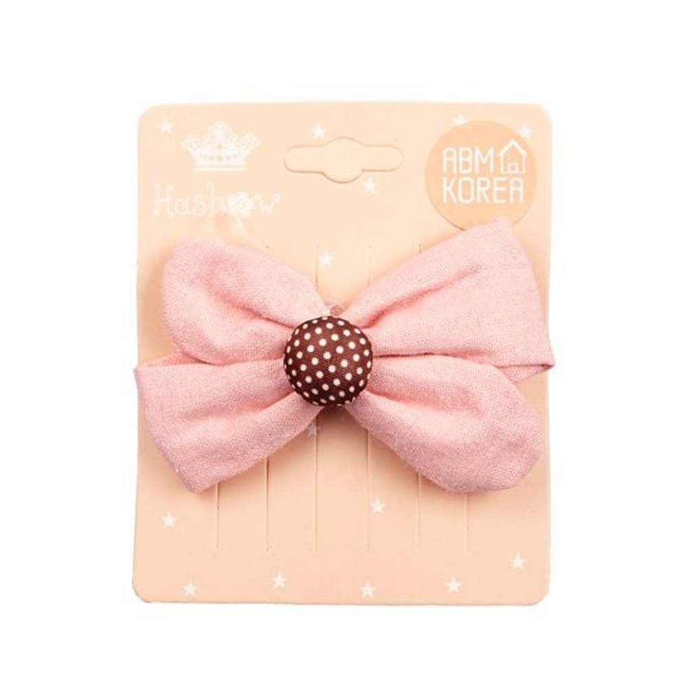 

Hairpin pink ribbon dot