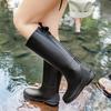 New-style Adult Rain Boots with Soft Soles: Stylish High-cylinder Waterproof Adult Rubber Shoes, Outdoor Water Boots