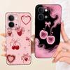 Für Vivo Y31D 4G V2543 Vivo Y51 Pro 5G IQOO Z11X Y500i Handyhülle Florales Mondnacht Schleifenmuster Funda Weiche Matte Silikonhülle