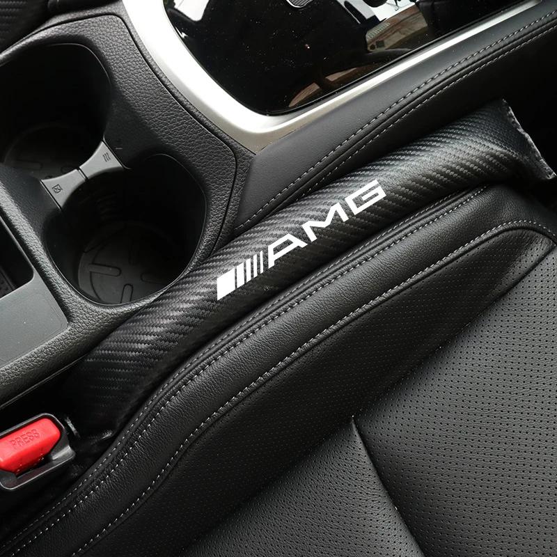 GLC GLB 2Pcs Car Seat Gap Filling Plug Cushion Side Seam Leak Proof Strip For Mercedes Benz AMG E S C A B Class GLE GLS CLS GLC