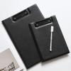 1Pcs Black Conference File Folder Foldable Writing Pad Durable A4 A5 Clipboard  Office Supply