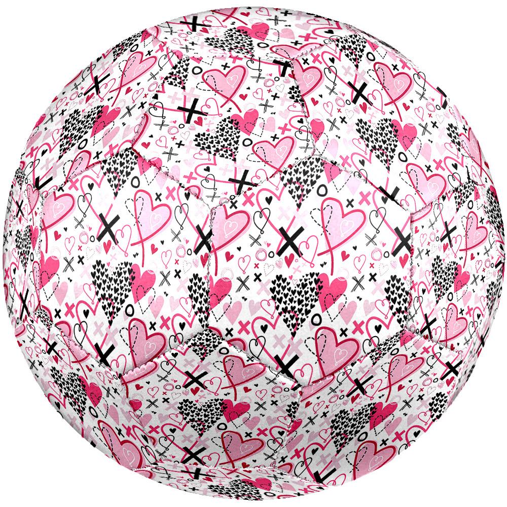 1pc Heart Love Size 5 Soccer Ball Professional Match Training Football Indoor &Outdoor Sports Ball Lightweight Durable M6561