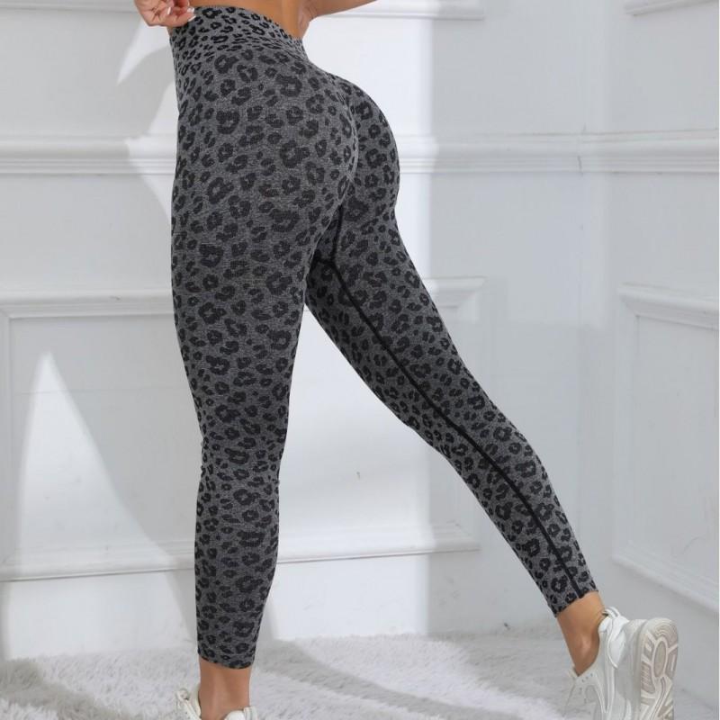 High Waist 9/10 Length Seamless Yoga Pants Women Tummy Control Butt Lifting Stretchy Nylon Spandex Leggings