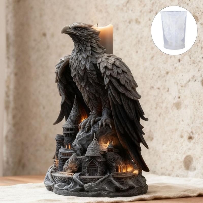 Unikátní 3D silikonová forma na vosk pro svíčky a mýdla s fantasy tématem