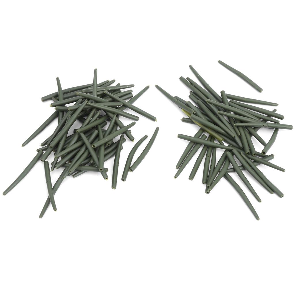 100Pcs Set 36MM Carp Fishing Rig AntiTangle Sleeves Terminal Connect Rubber Hose