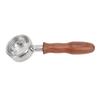 58mm Portafilter Bottomless 2 Ears Detachable   Wood and Stainless Steel Coffee Machine Bottomless Filter for  