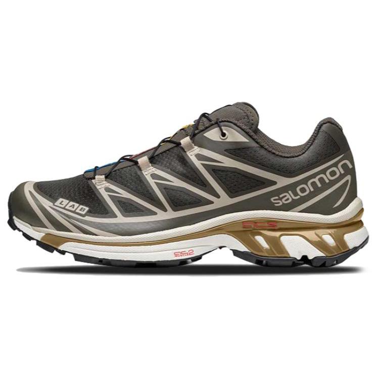 

New SALOMON XT 6 Low Grey Black 471362 36.5